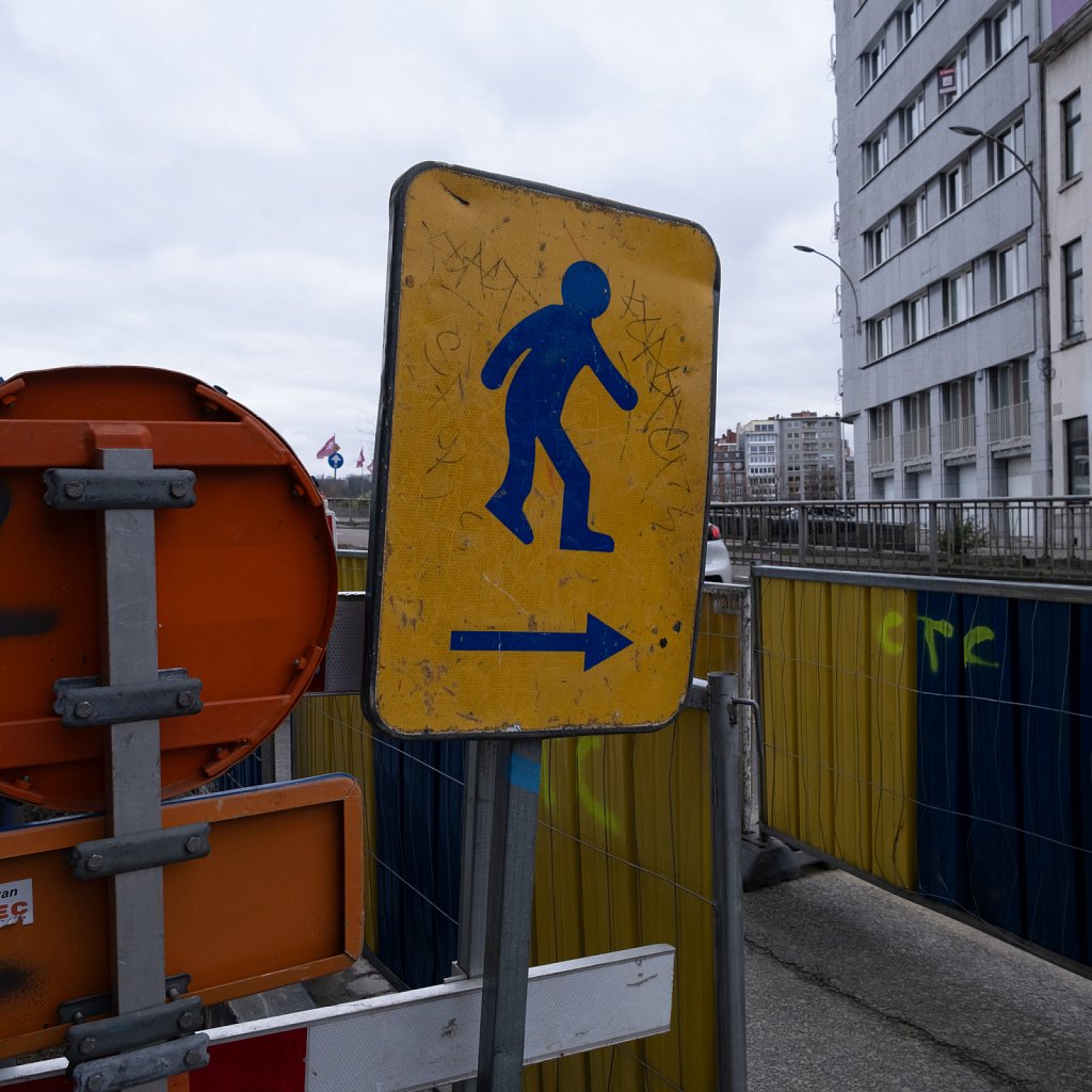 Blauer Mann