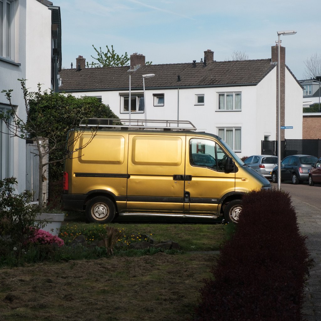 Golden car